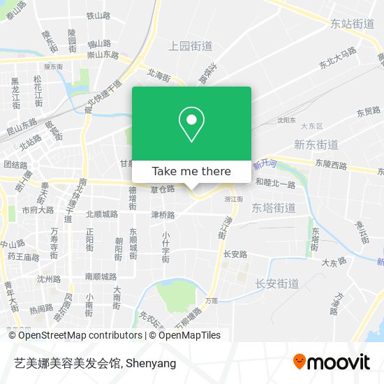 艺美娜美容美发会馆 map
