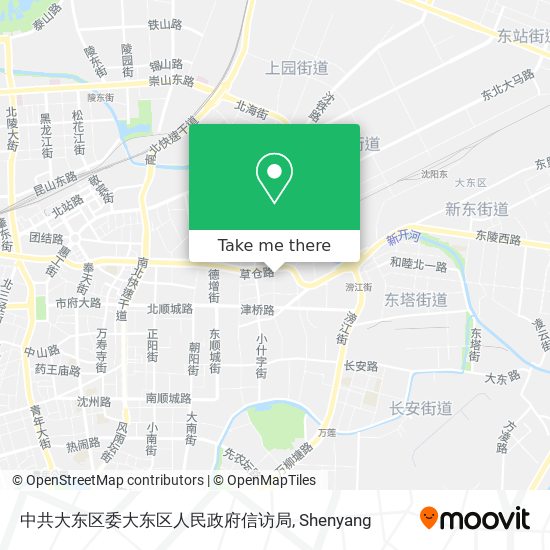 中共大东区委大东区人民政府信访局 map