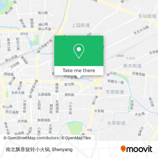 南北飘香旋转小火锅 map
