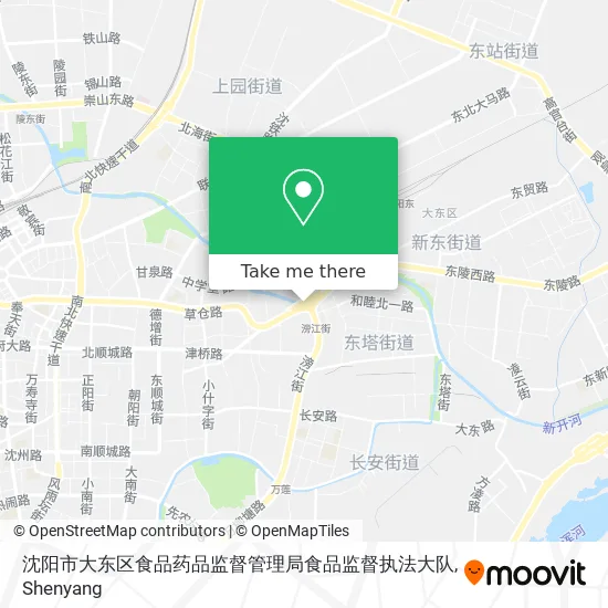 沈阳市大东区食品药品监督管理局食品监督执法大队 map