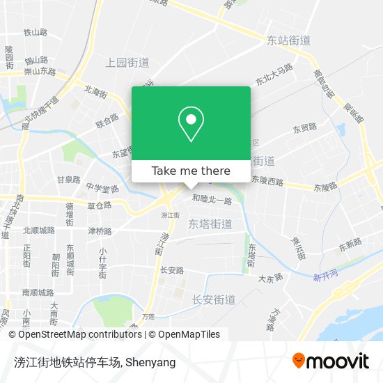 滂江街地铁站停车场 map