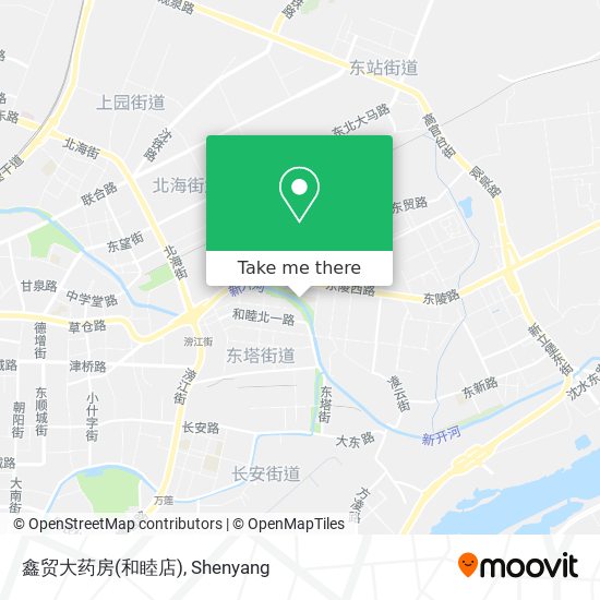 鑫贸大药房(和睦店) map