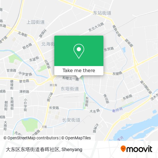大东区东塔街道春晖社区 map