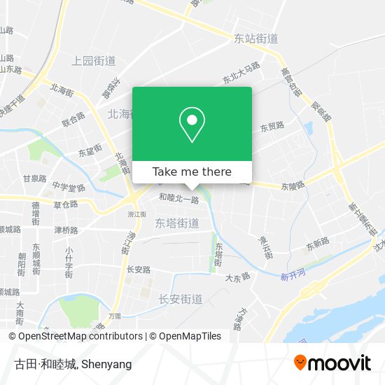 古田·和睦城 map