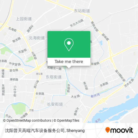 沈阳普天高端汽车设备服务公司 map