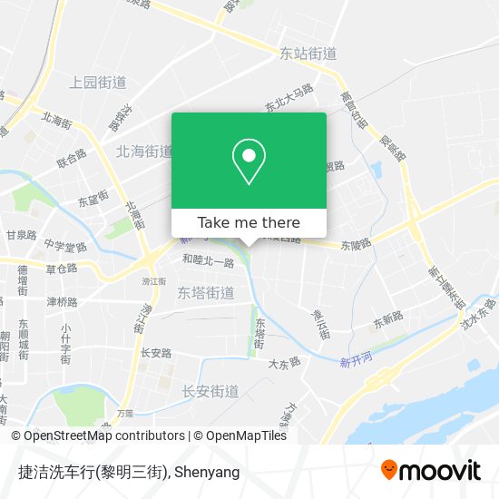捷洁洗车行(黎明三街) map