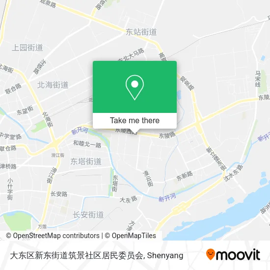 大东区新东街道筑景社区居民委员会 map