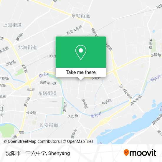 沈阳市一三六中学 map