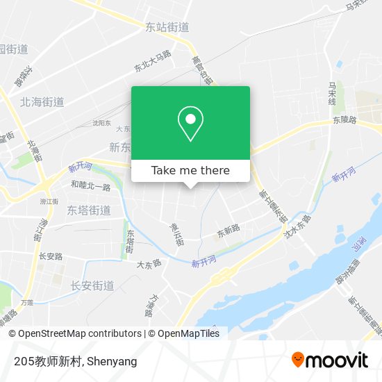 205教师新村 map
