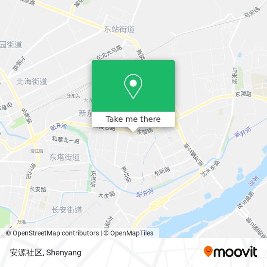 安源社区 map