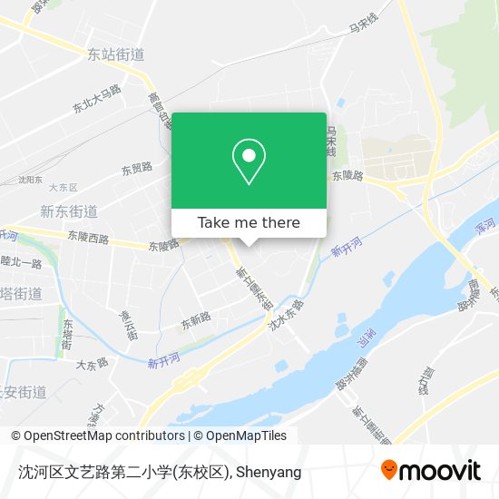 沈河区文艺路第二小学(东校区) map