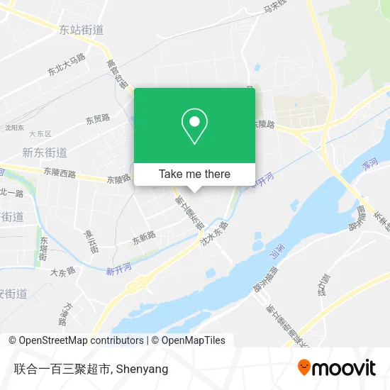 联合一百三聚超市 map