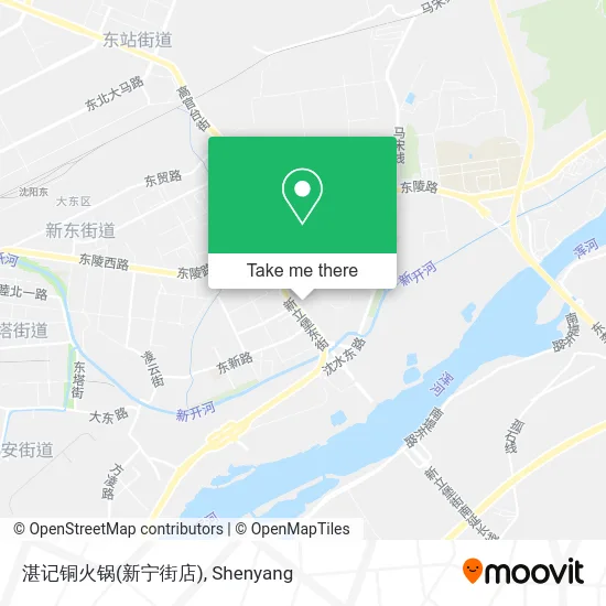 湛记铜火锅(新宁街店) map