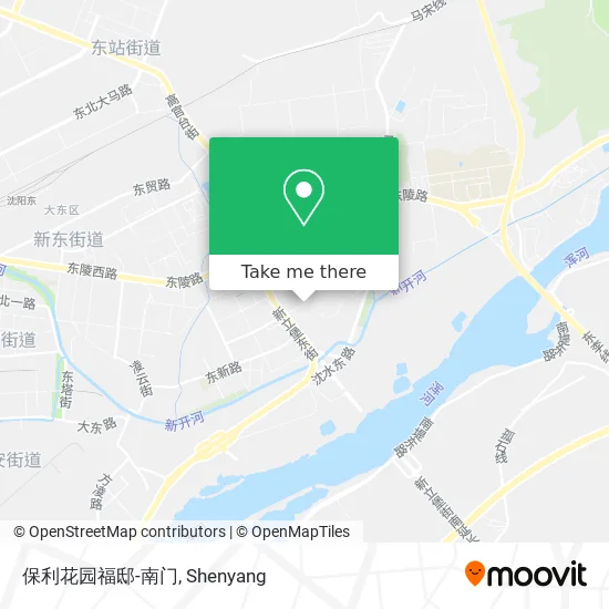 保利花园福邸-南门 map