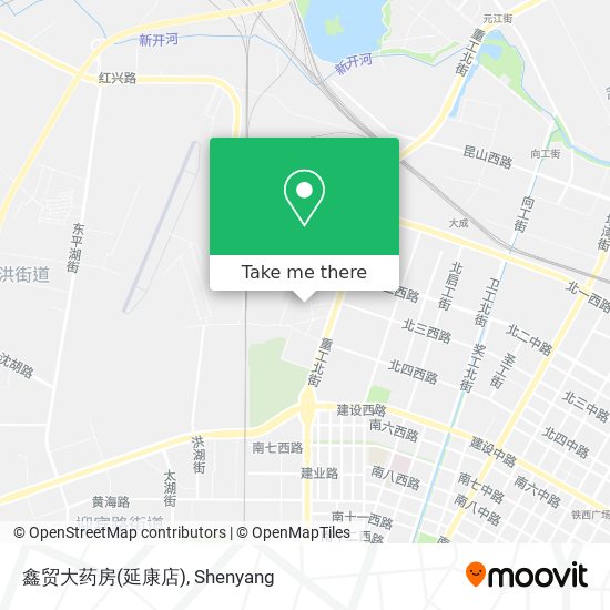 鑫贸大药房(延康店) map
