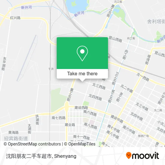 沈阳朋友二手车超市 map