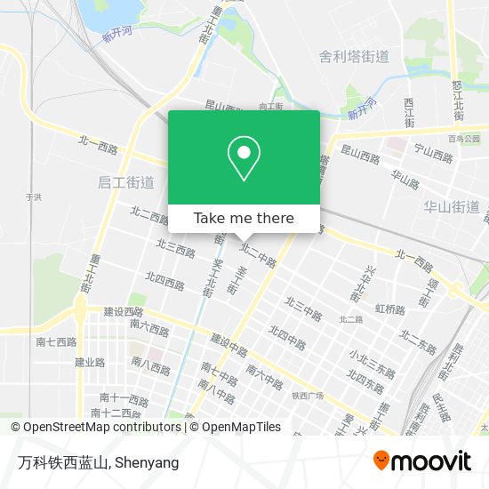 万科铁西蓝山 map