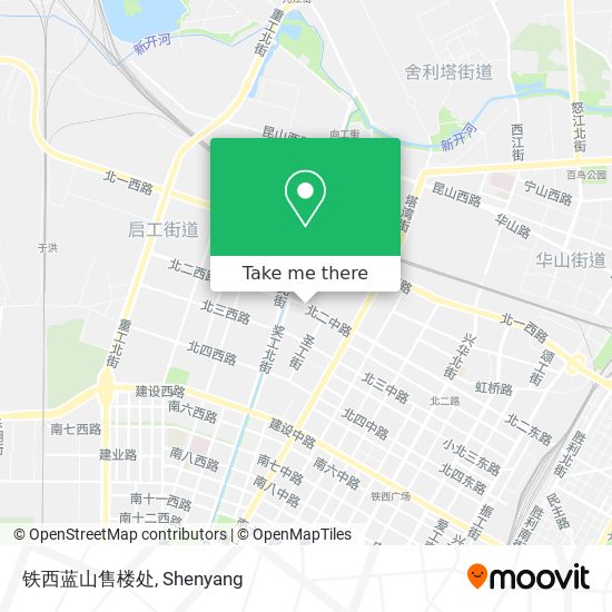 铁西蓝山售楼处 map