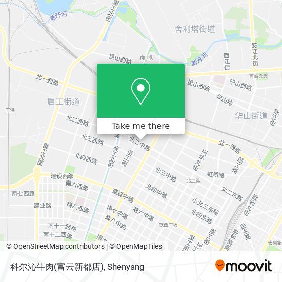 科尔沁牛肉(富云新都店) map