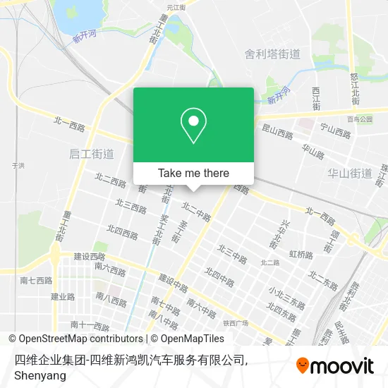 四维企业集团-四维新鸿凯汽车服务有限公司 map