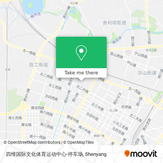 四维国际文化体育运动中心-停车场 map
