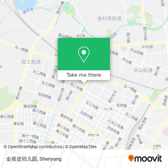 金摇篮幼儿园 map