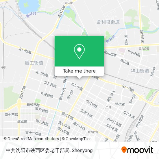 中共沈阳市铁西区委老干部局 map
