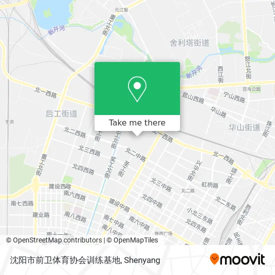 沈阳市前卫体育协会训练基地 map