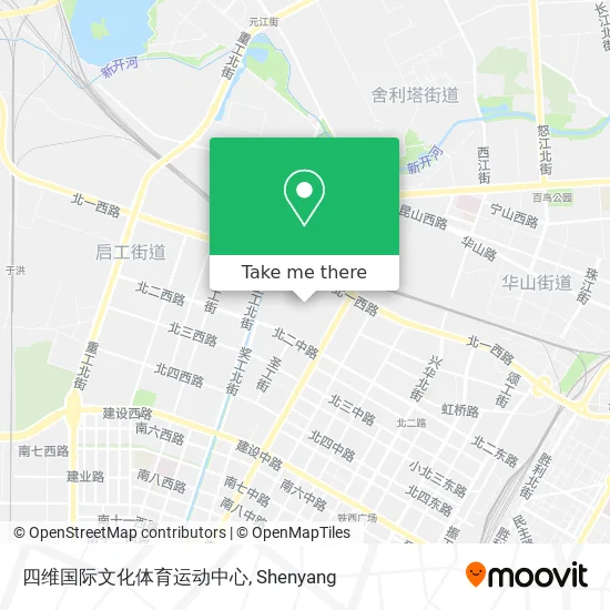 四维国际文化体育运动中心 map