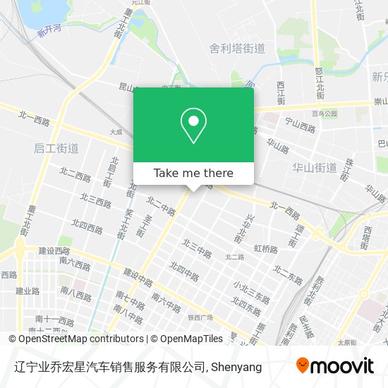 辽宁业乔宏星汽车销售服务有限公司 map