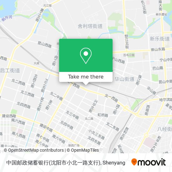 中国邮政储蓄银行(沈阳市小北一路支行) map
