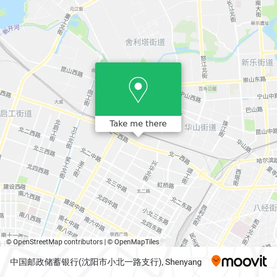中国邮政储蓄银行(沈阳市小北一路支行) map