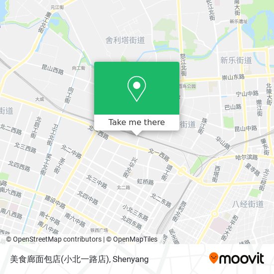 美食廊面包店(小北一路店) map