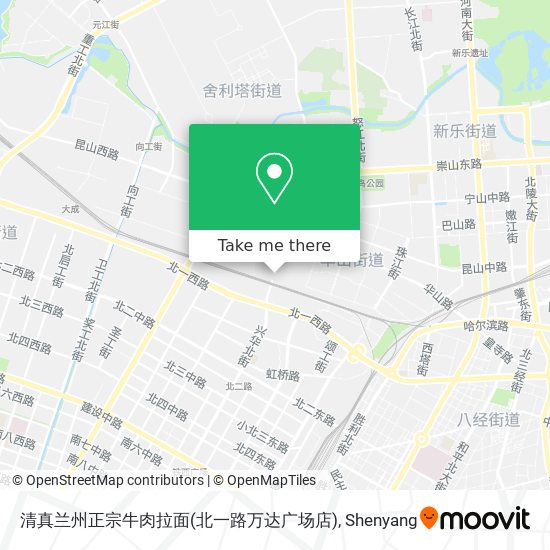清真兰州正宗牛肉拉面(北一路万达广场店) map