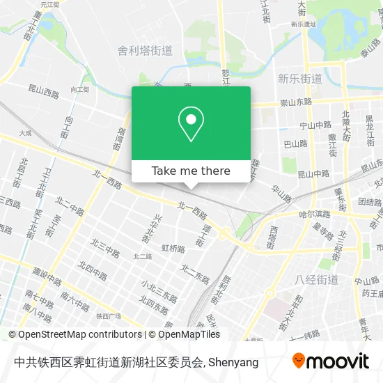 中共铁西区霁虹街道新湖社区委员会 map