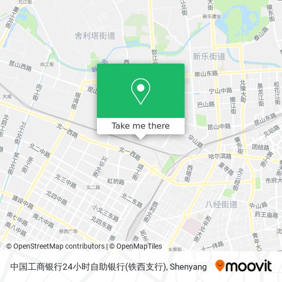 中国工商银行24小时自助银行(铁西支行) map