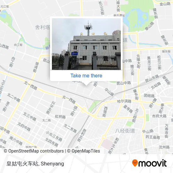 皇姑屯火车站 map