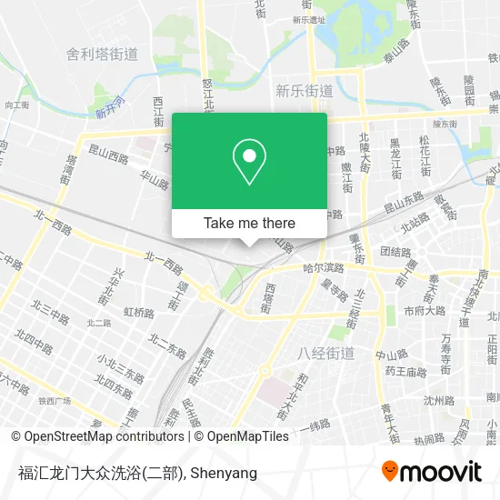 福汇龙门大众洗浴(二部) map