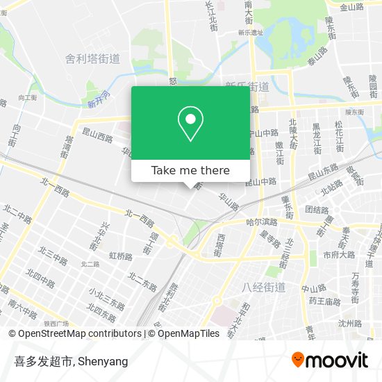 喜多发超市 map