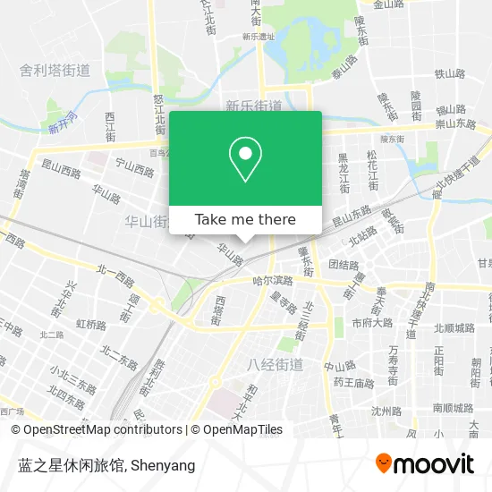 蓝之星休闲旅馆 map