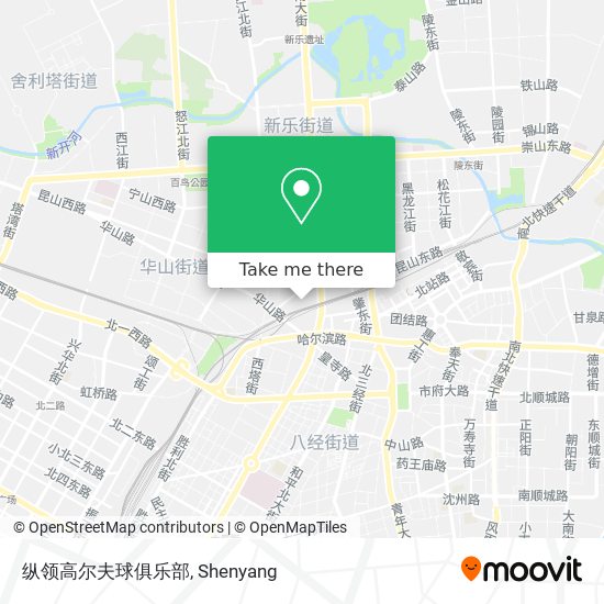 纵领高尔夫球俱乐部 map