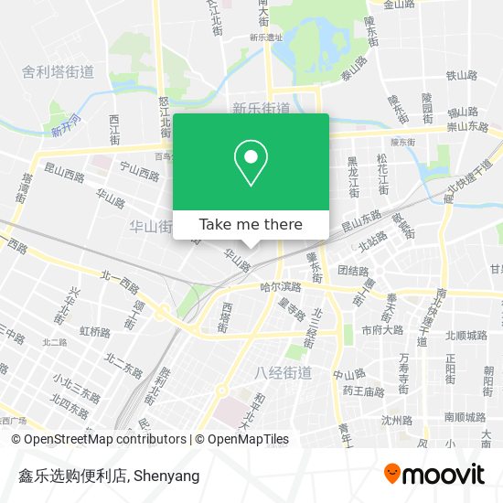 鑫乐选购便利店 map