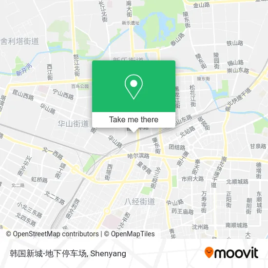 韩国新城-地下停车场 map