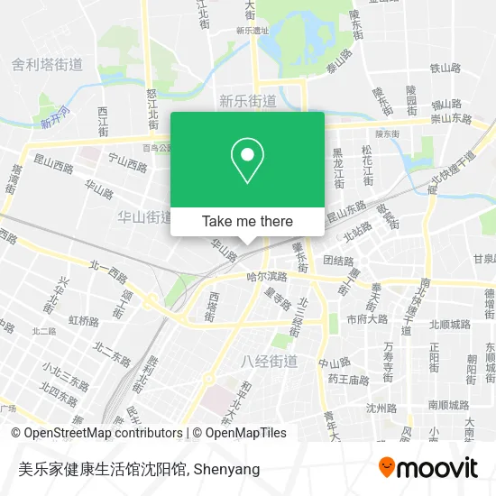 美乐家健康生活馆沈阳馆 map