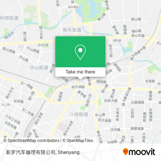 新罗汽车修理有限公司 map