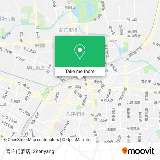 喜临门酒店 map
