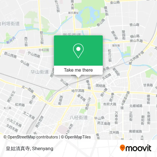 皇姑清真寺 map