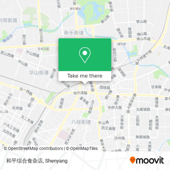 和平综合食杂店 map