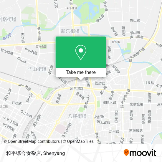 和平综合食杂店 map