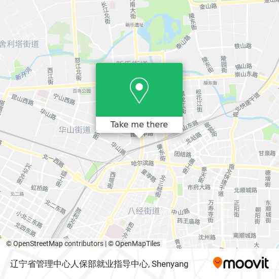 辽宁省管理中心人保部就业指导中心 map